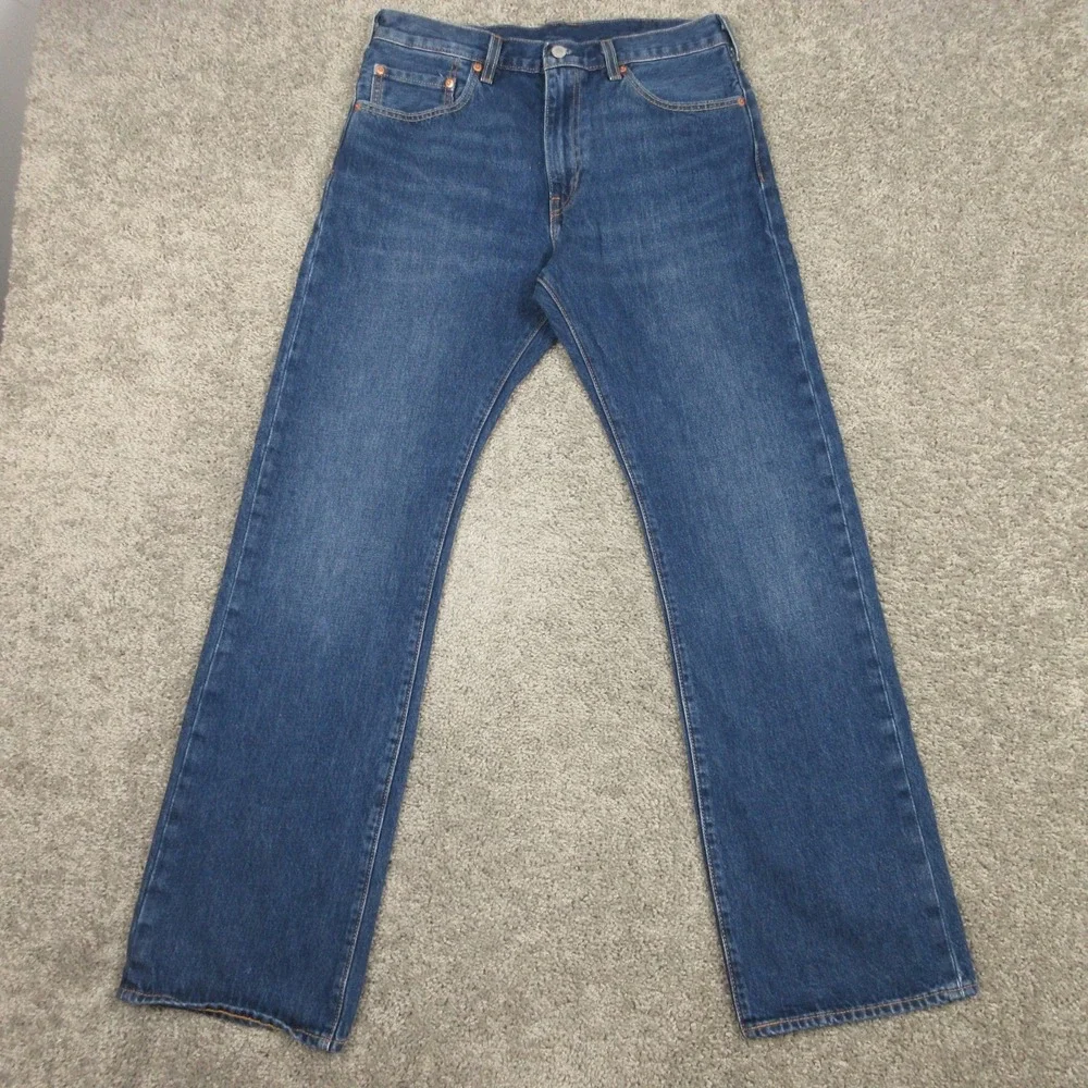 Levis Jeans Mens 33x32 Blue 517 Bootcut Western Cowboy Rodeo Ranch Denim Pants